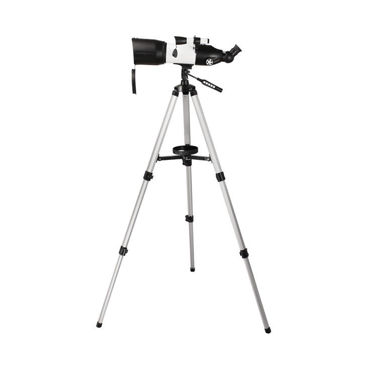 80 mm bærbart teleskop med reiseveske